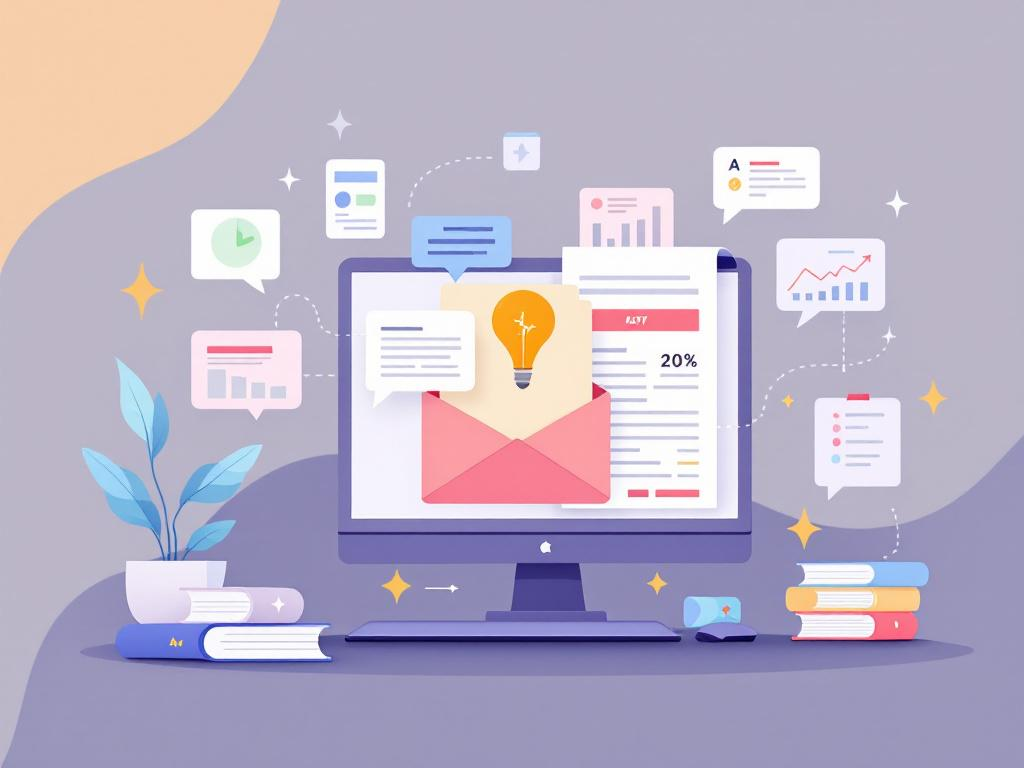 A professional abstract illustration representing the concept of Document Processing and Data Entry - Where AI Shines Brig...
